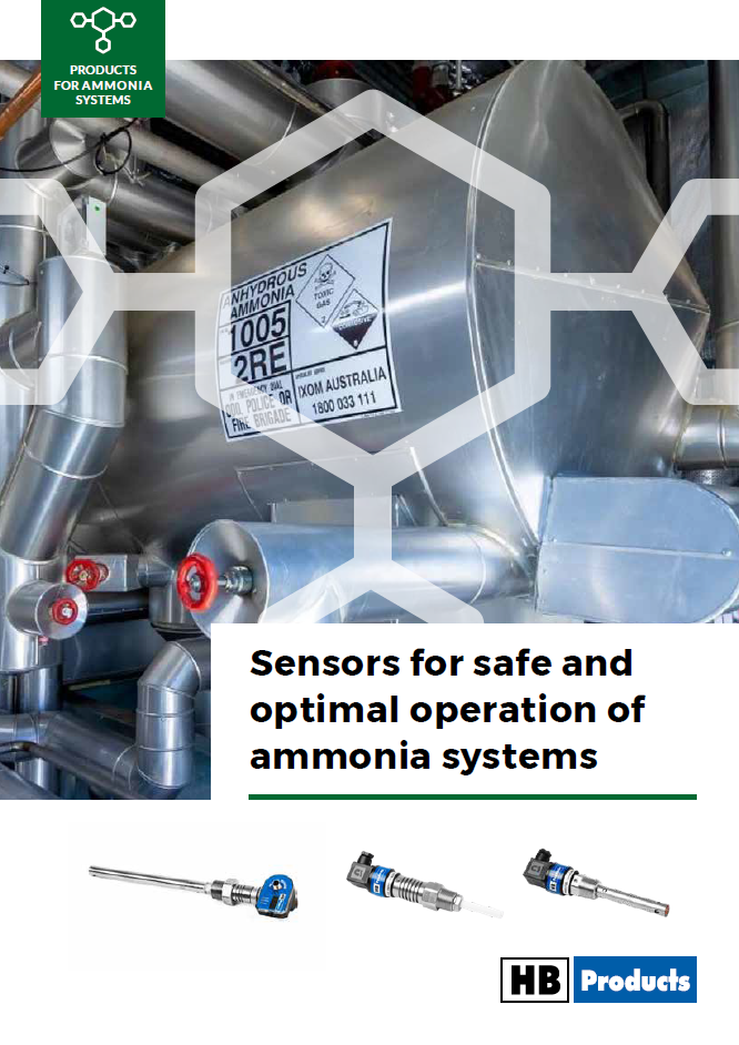Sensors for Safe and Optimal Operation of Ammonia Systems